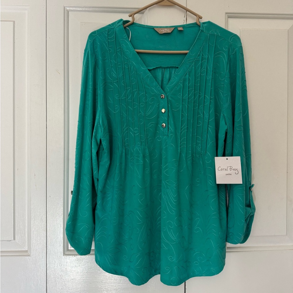 Coral Bay Turquoise Top
